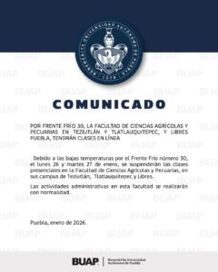 COMUNICADO URGENTE ENERO 25